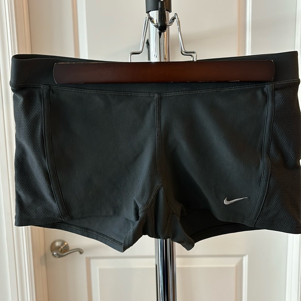 Nike grey workout shorts